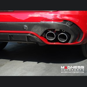 Alfa Romeo Stelvio Rear Diffuser - Carbon Fiber - Quadrifoglio Model